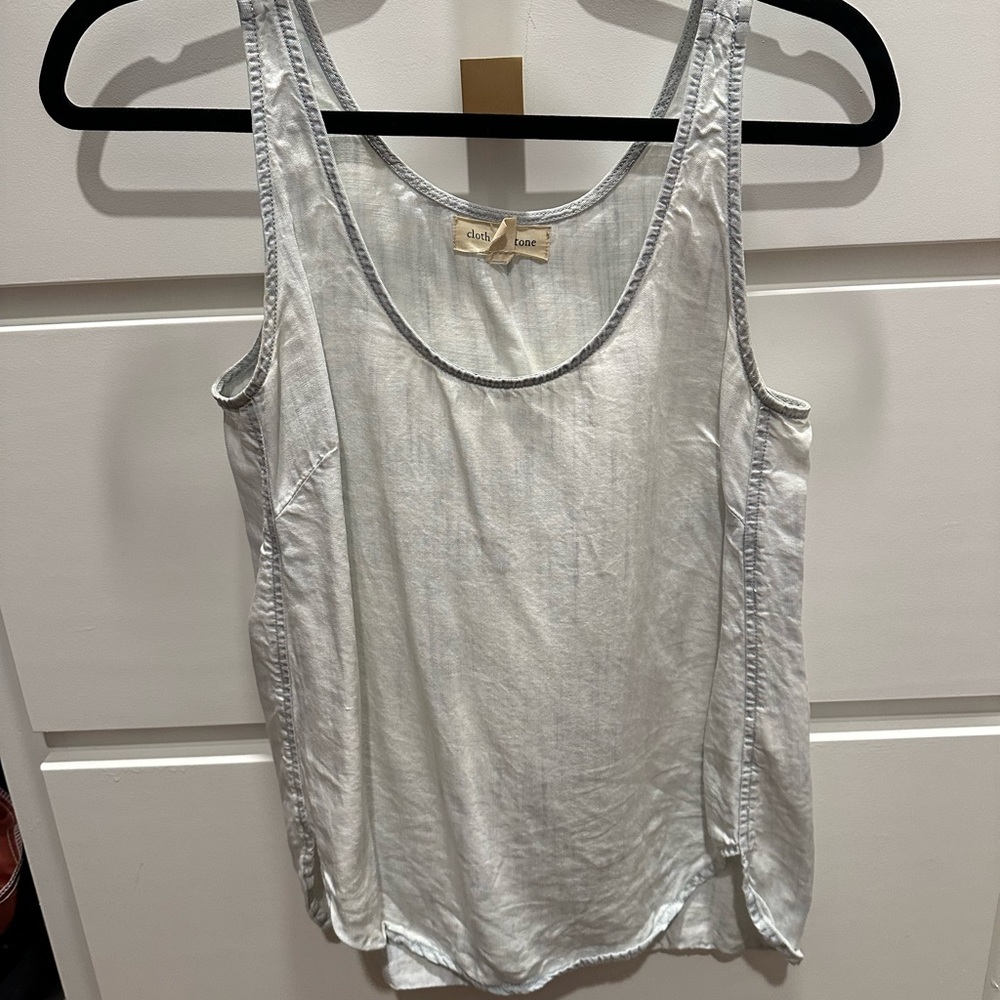Chambray Tank Top
